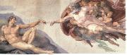 Michelangelo Buonarroti The Creation of Adam oil